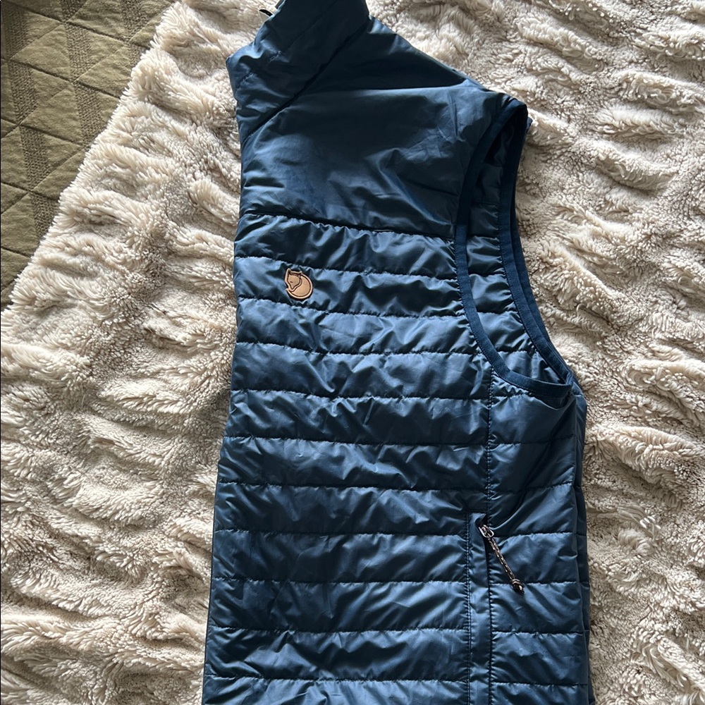 Blue Quilted FjallRaven Vest